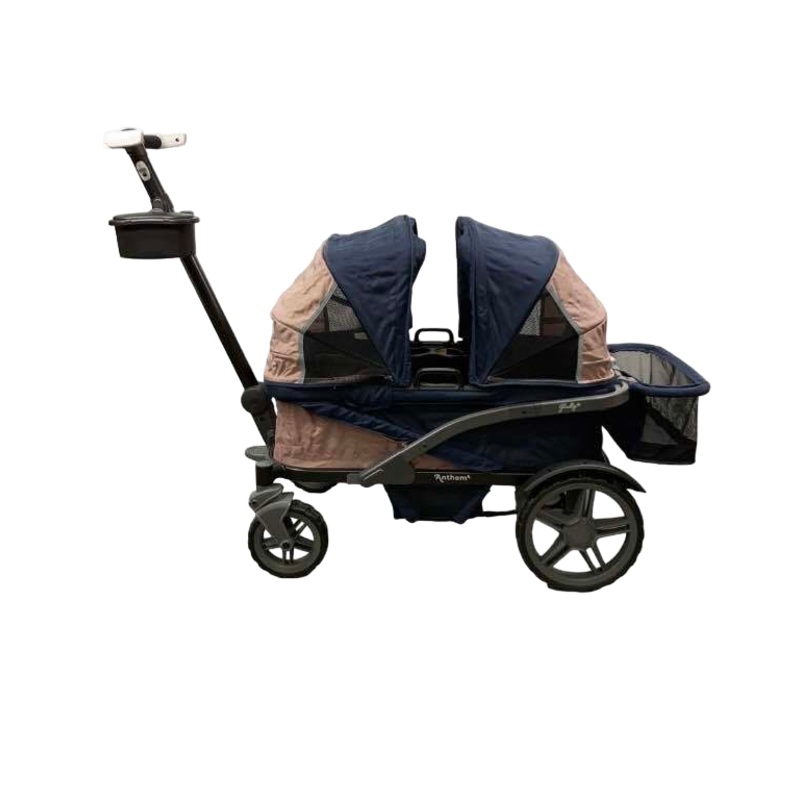 Gladly Family Anthem4 Classic 4 Seater All Terrain Wagon Stroller, Sand and Sea