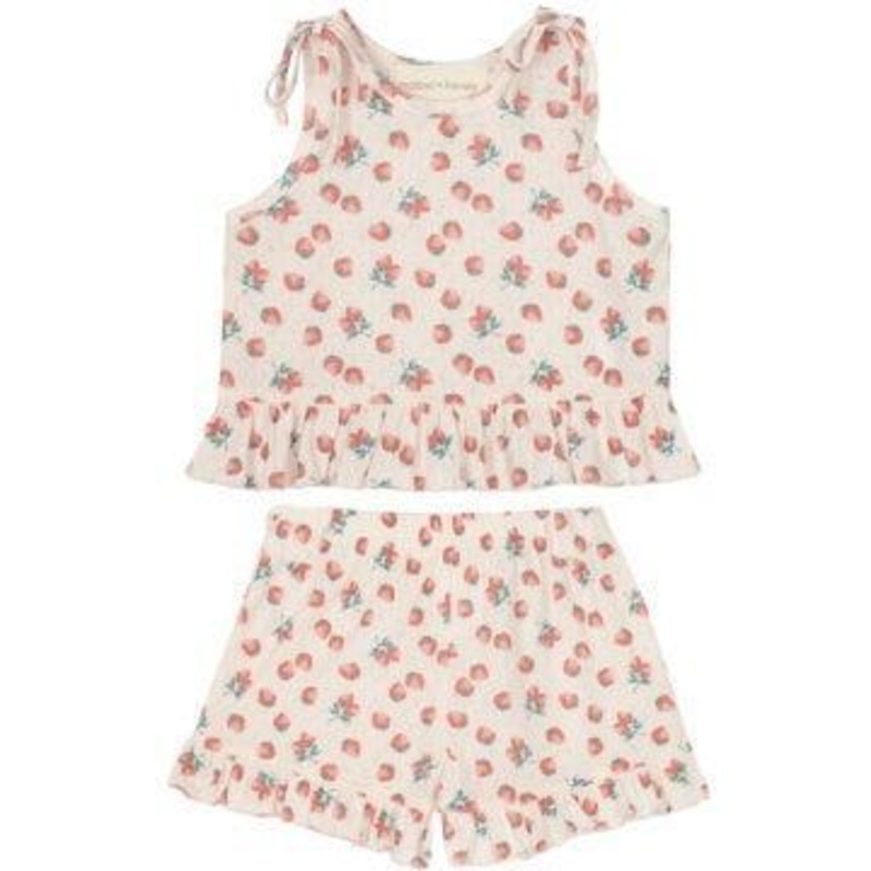 Mabel + Honey Strawberry Sweetheart 2-Piece Set