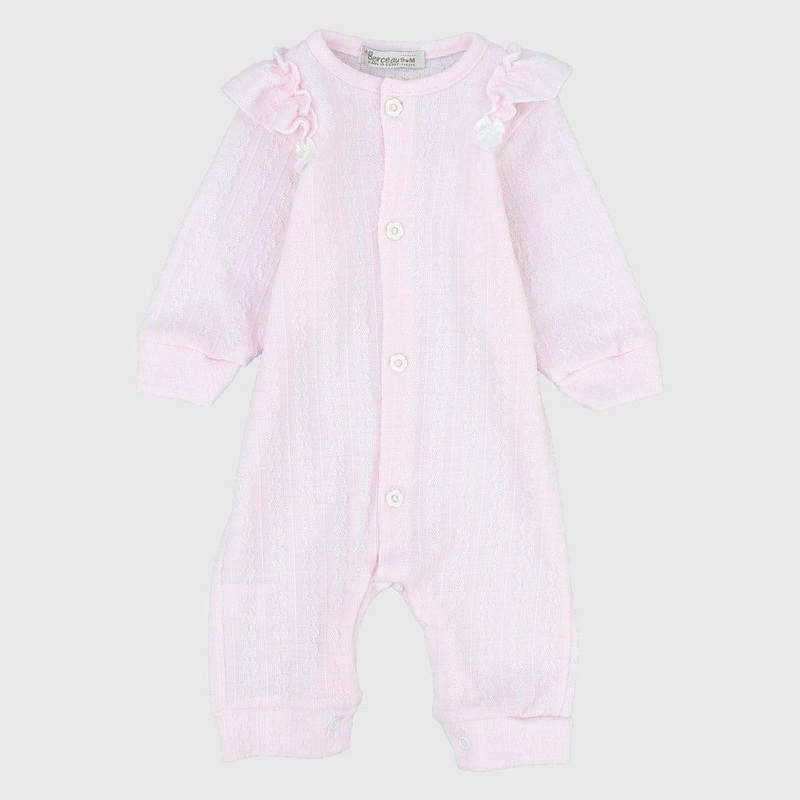 Plain Long-Sleeved Footless Onesie