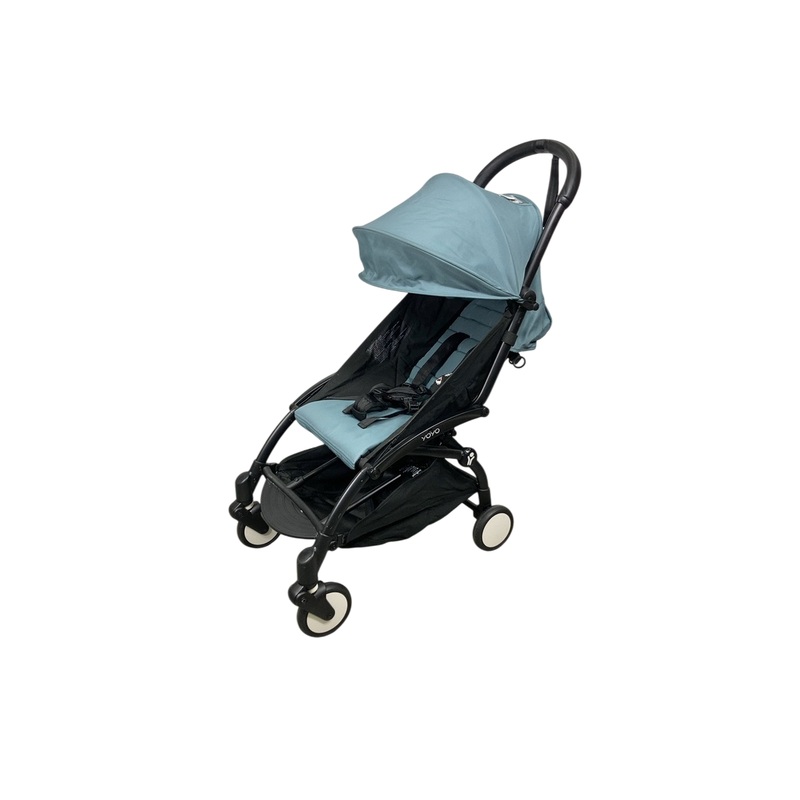 Babyzen YOYO2 Complete Stroller, 2023, Black with Aqua