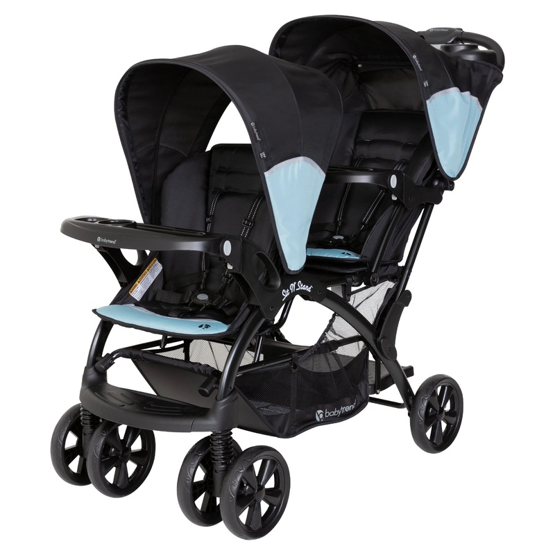 Sit N’ Stand Double Stroller – Desert Blue