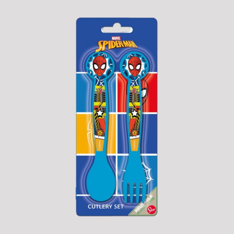 Spiderman Children’s Cutlery Set – 2 Pcs
