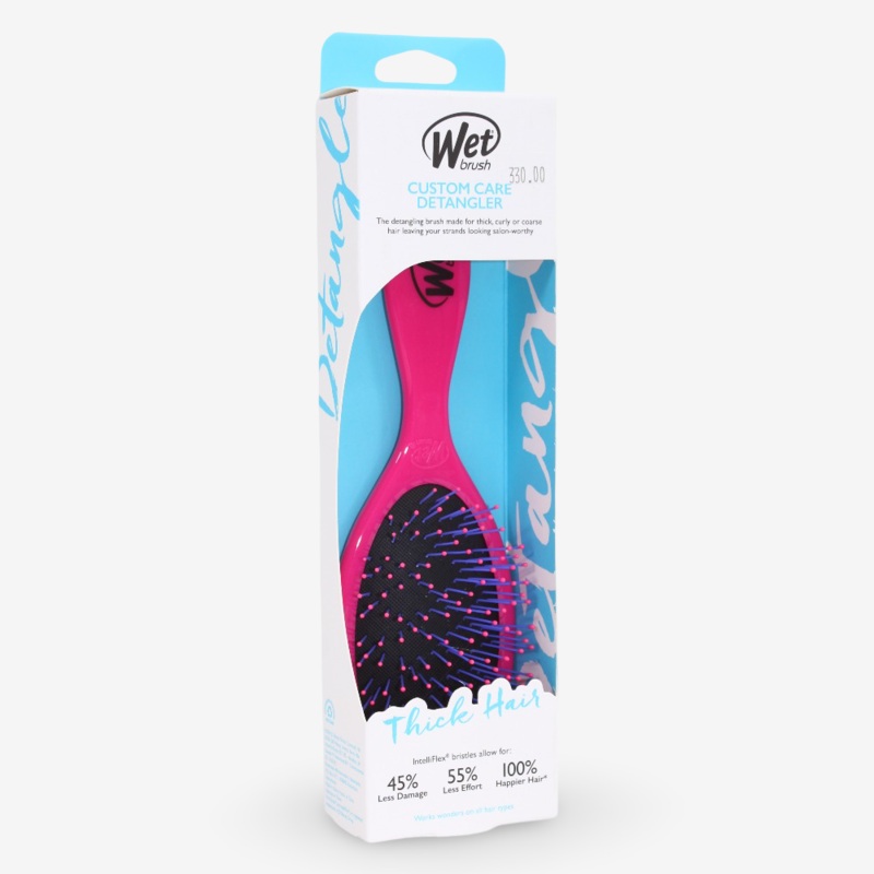 Wet Brush Thick Hair Custom Care Detangler – Pink