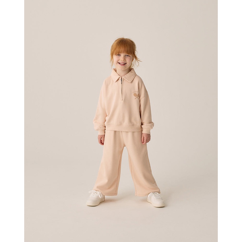 Wide Leg Sweatpant – Shell