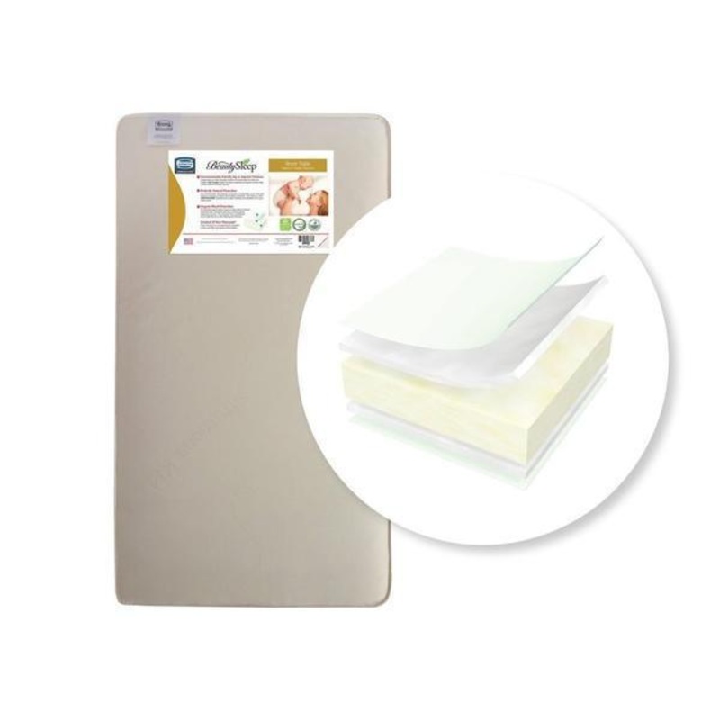 xSimmons Kids Naturally Sleepy Nights Infant & Toddler Mattress