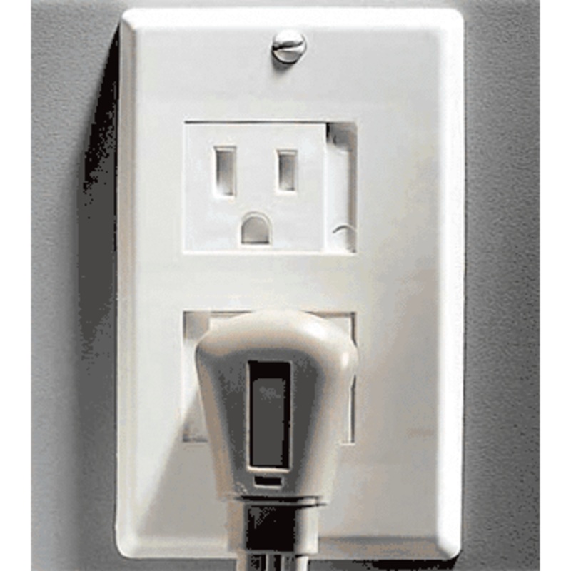 Kidco Decora Outlet Cover – White