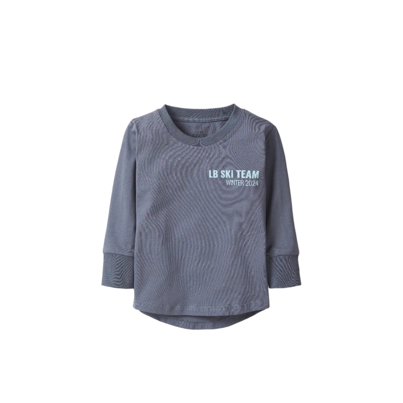 Long Sleeve Ski Team Tee – Smoke