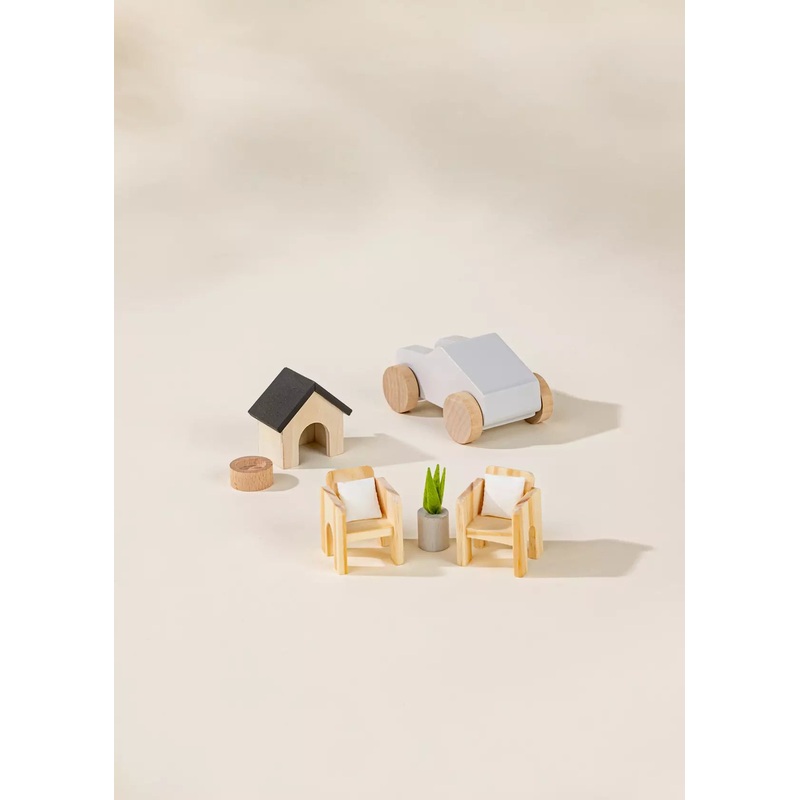 Coco Village Wooden Doll House Outdoor Furniture & Accessories
