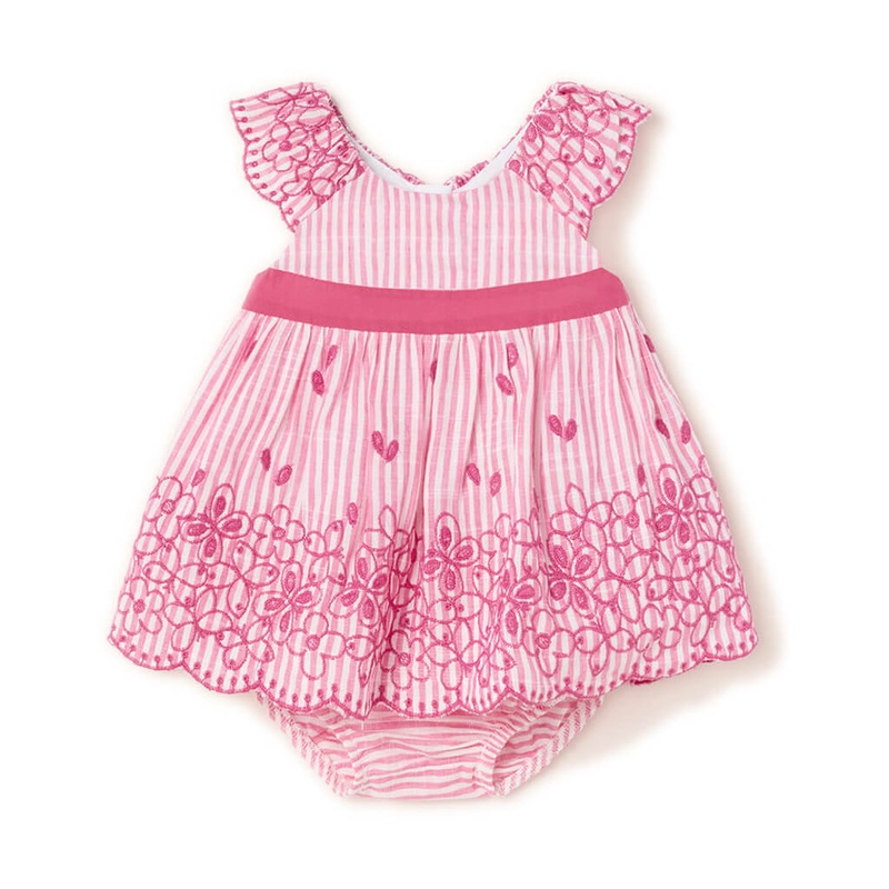 MYL Embroidered  Dress 4-6M