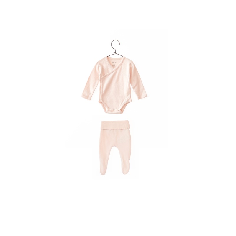 Rib Flame Bodysuit + Legging Set – Blush
