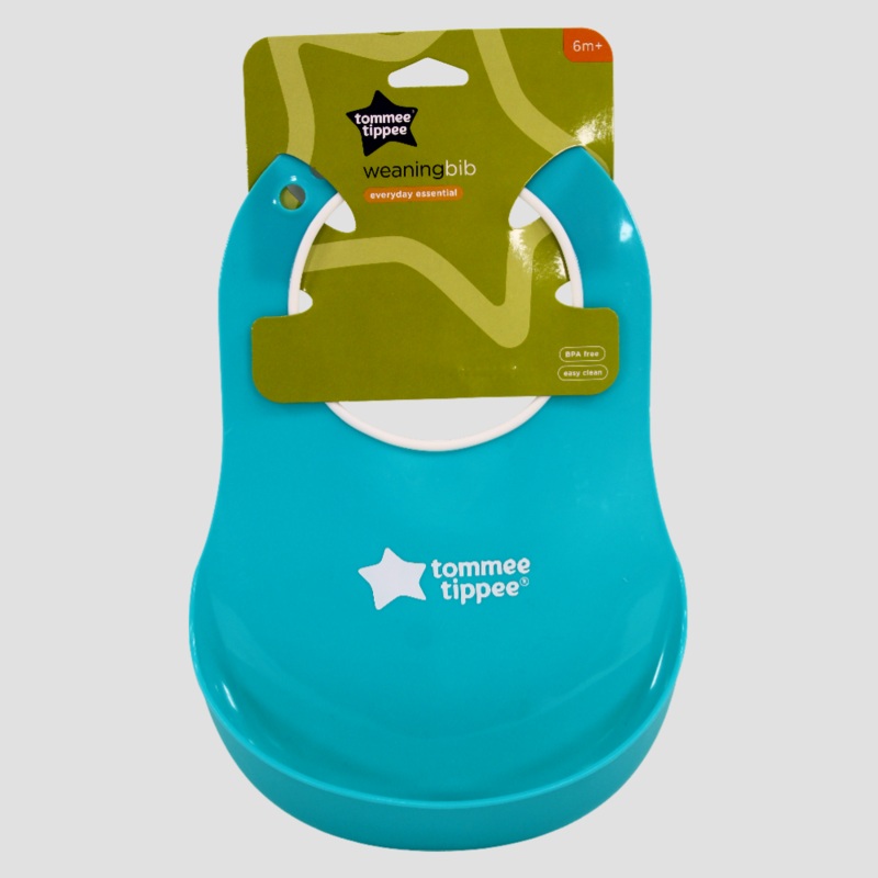 Tommee Tippee Baby Blue Comfi Neck Catch Bib  Durable & Skin-Friendly