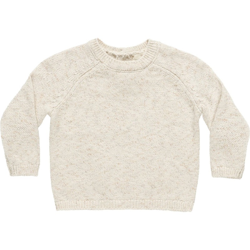 Quincy Mae Knit Sweater | Speckled Natural
