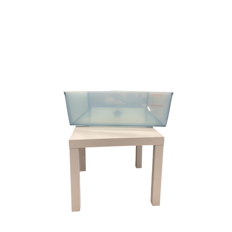 Stokke Flexi Bath Foldable Baby Bathtub, Transparent Blue, XLarge