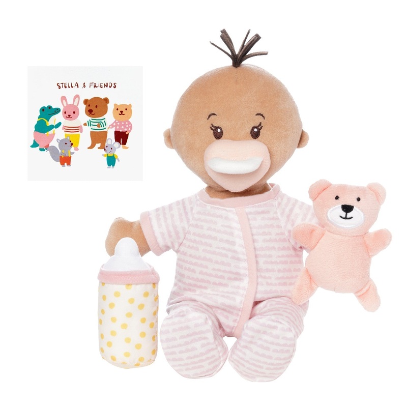 Baby Stella Love, Stella Sleepy Time Set  Beige Doll with Brown Tuft