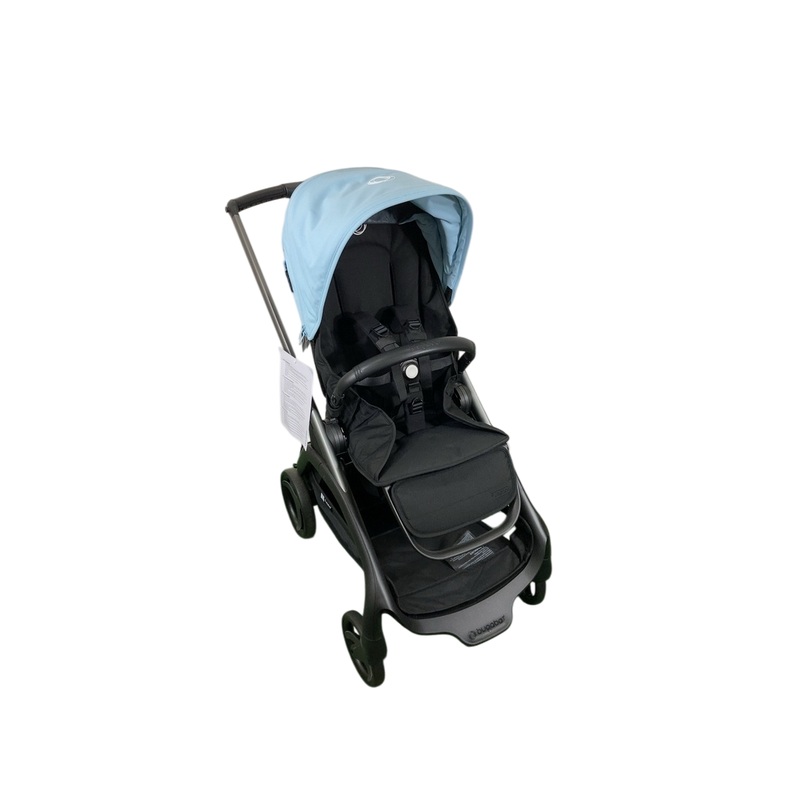 Bugaboo Dragonfly Stroller, Midnight Black, Graphite, Skyline Blue, 2024