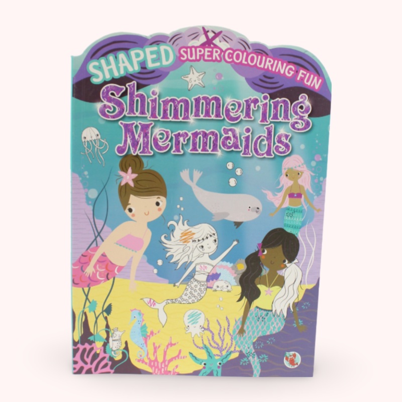 Shaped Super Coloring Fun  Shimmering Mermaids