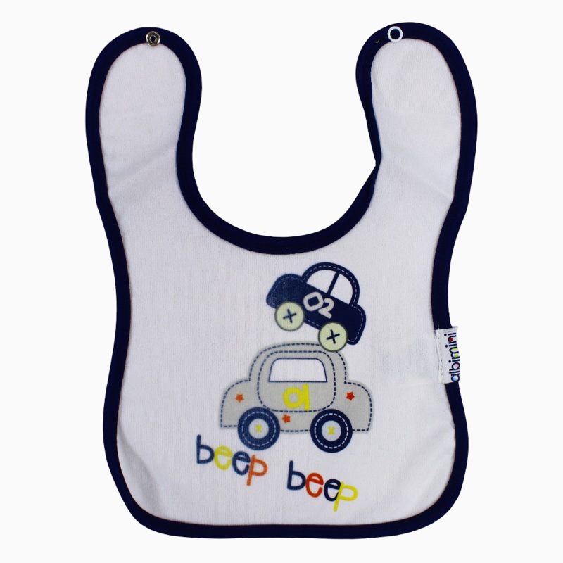 Boys Bib  Fun Cars Print