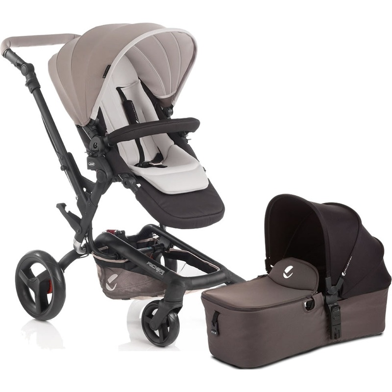 Jane Rider Stroller & Micro Bassinet – Cream