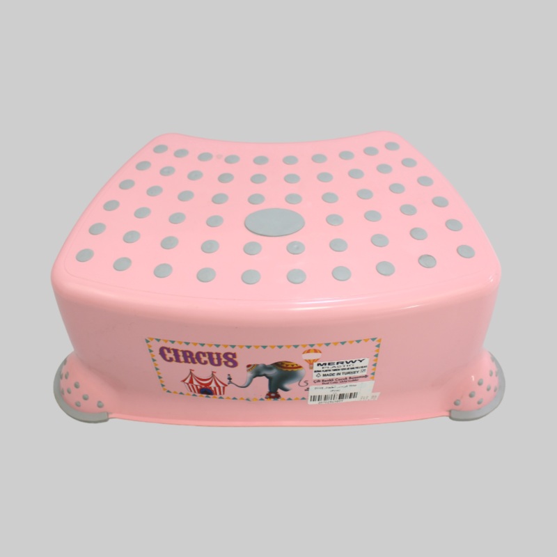 Pink Circus Step Stool With Anti-Slip Function