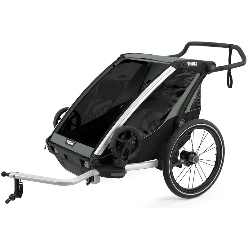 Thule OPEN BOX Chariot Lite 2 Multisport Trailer + Stroller – Agave