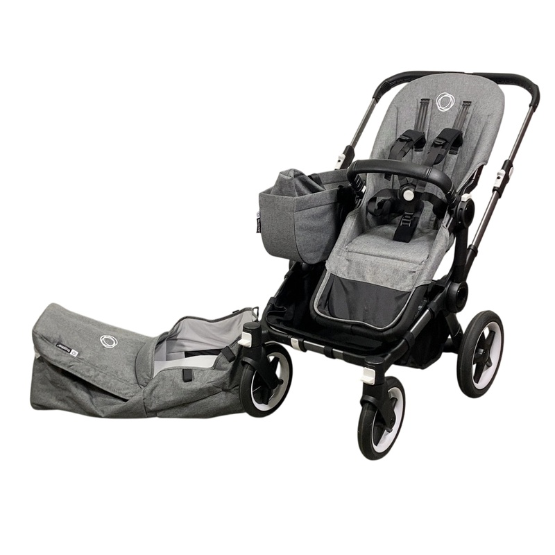 Bugaboo Donkey 5 Mono Stroller, 2024, Graphite, Grey Melange, without Canopy
