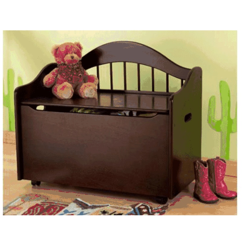 KidKraft Limited Edition Toy Box in Espresso