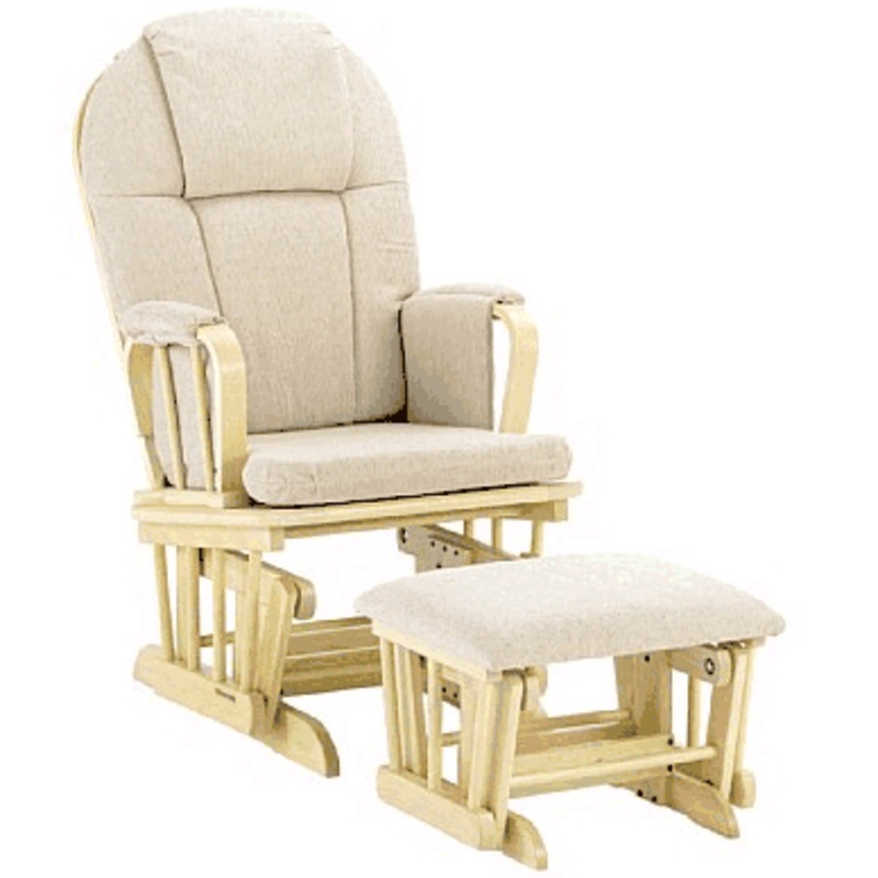 Shermag – 37913CB06 Glider with Ottoman in Natural
