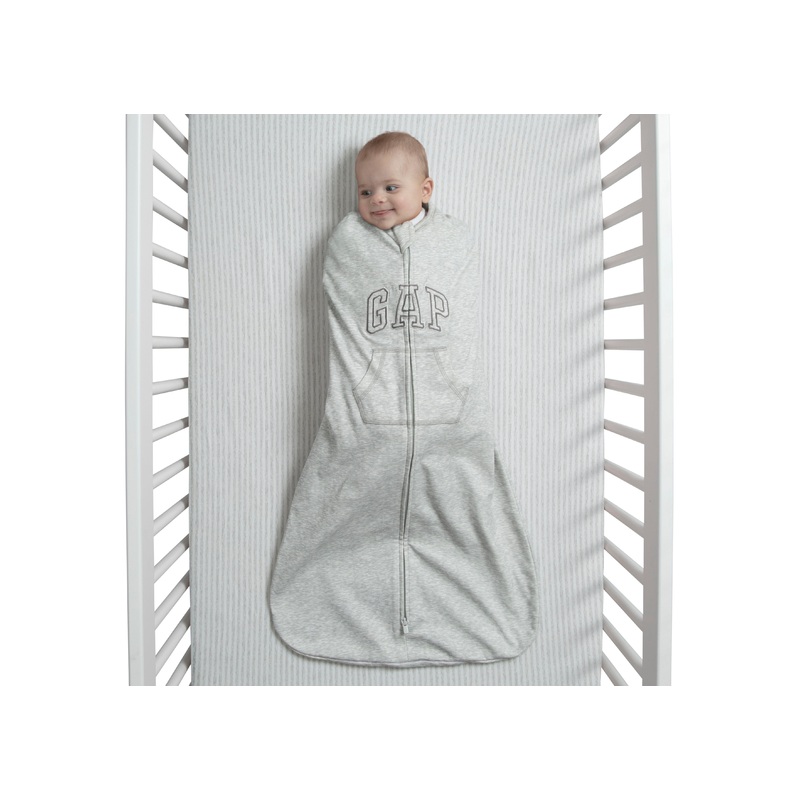 babyGap TrueSleep Sleep Sack with Zipper and Built-In Swaddle, 0-6 Months