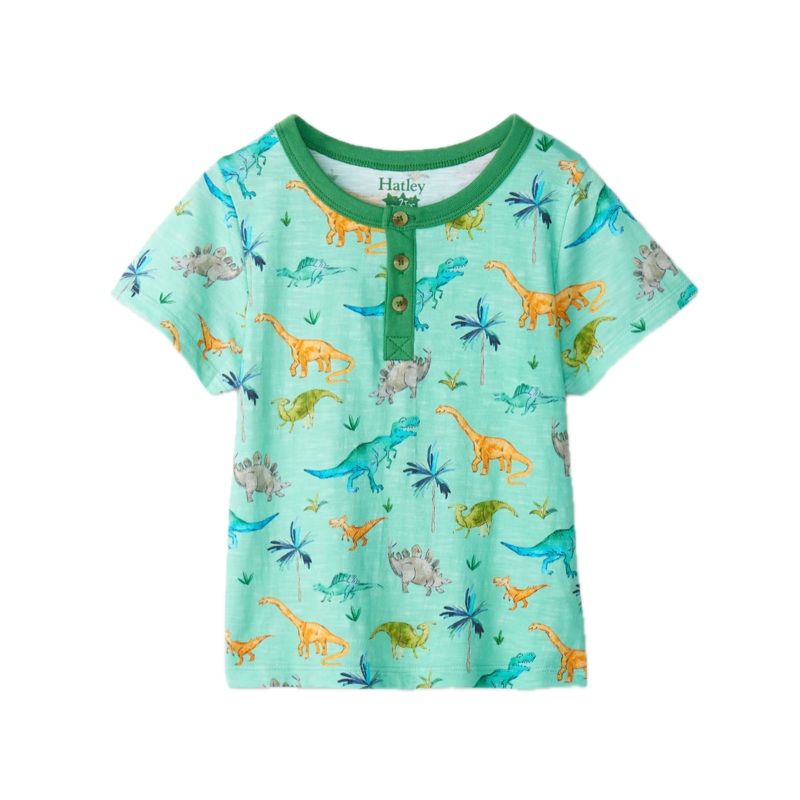 Hatley Palm Tree Dinos Henley