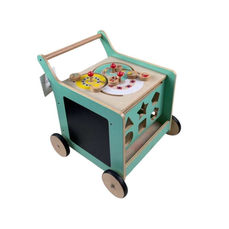 Small Foot Wooden Pastel Baby Walker and Activity Center