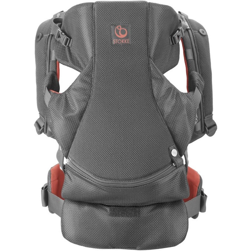 Stokke MyCarrier Athleisure Front & Back Infant Carrier – Coral Mesh