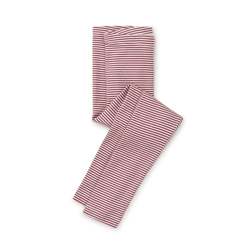 Tea Collection Striped Leggings – Cassis