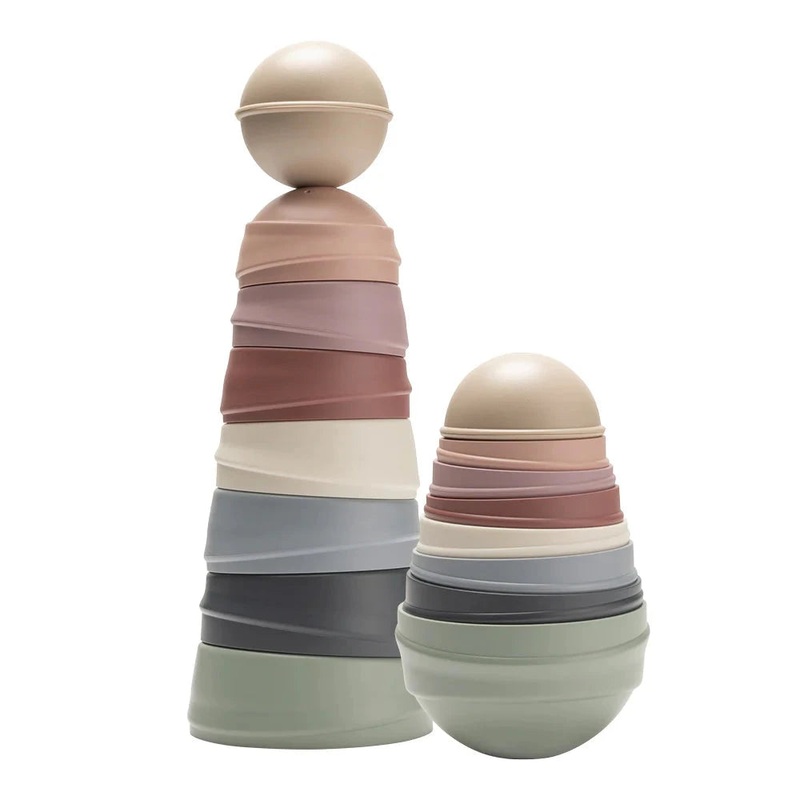 Woobly Tower – Pastel Rainbow