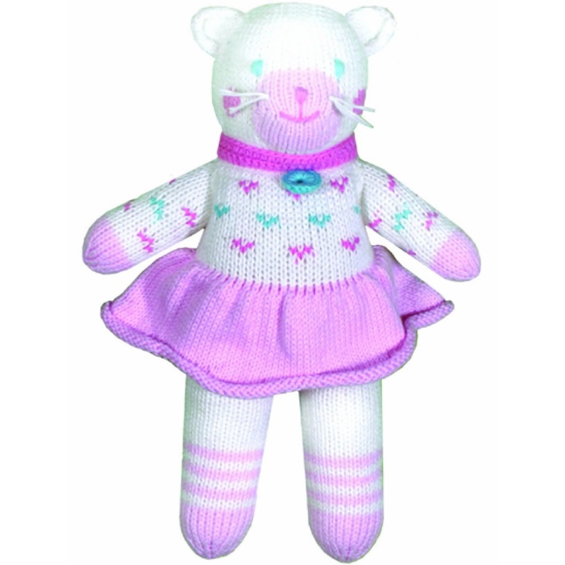 Zubels Cat Cleo 12″ Hand-Knit Doll