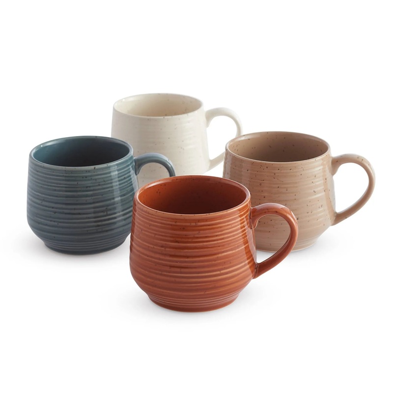 17oz 4pk Siterra Painters Palette Mugs