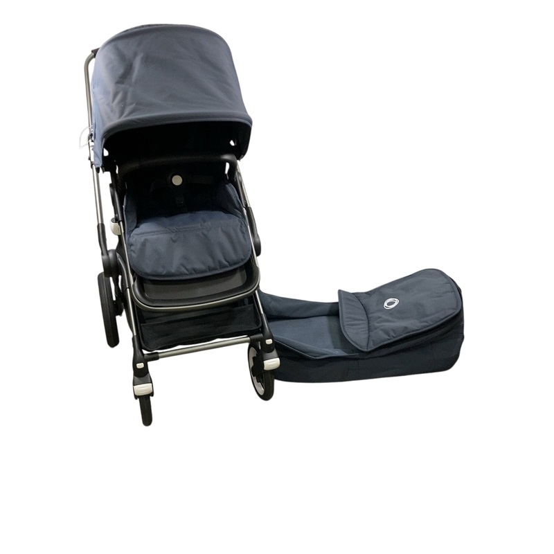 Bugaboo Fox 3 Stroller, 2022, Graphite, Stormy Blue, Stormy Blue