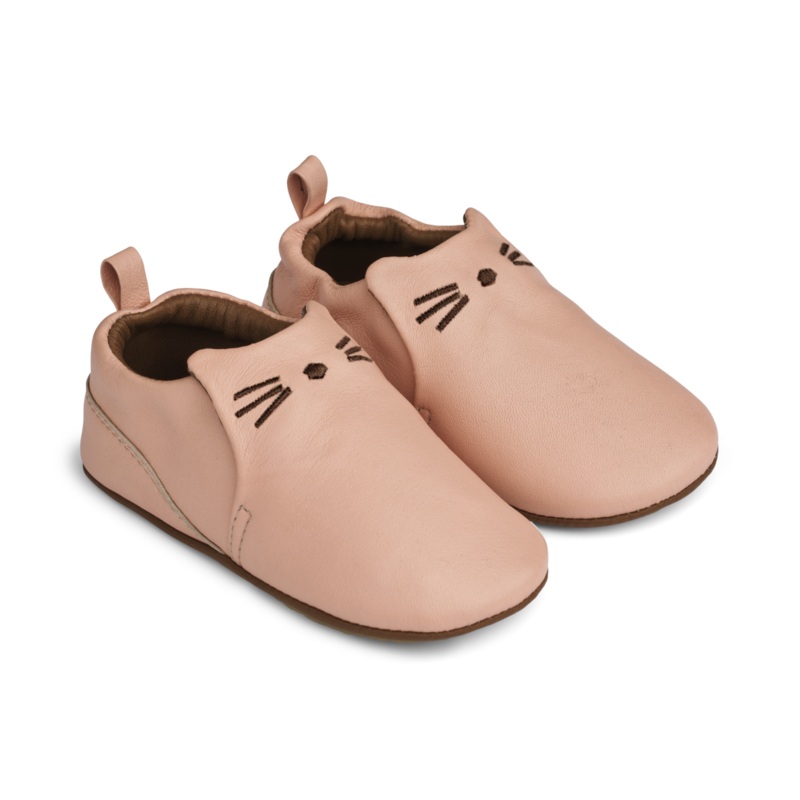 Eliot Cat Leather Slippers