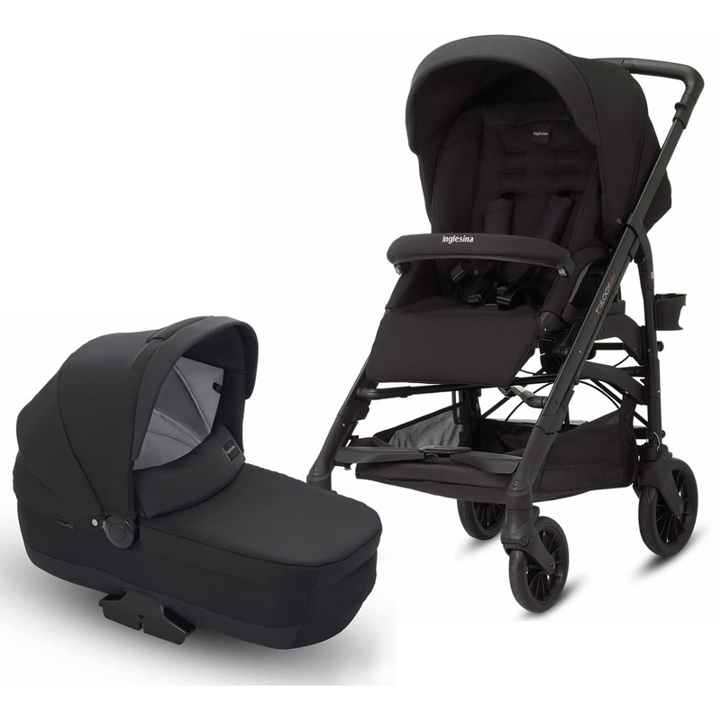 Inglesina Trilogy City Stroller + Bassinet – Total Black