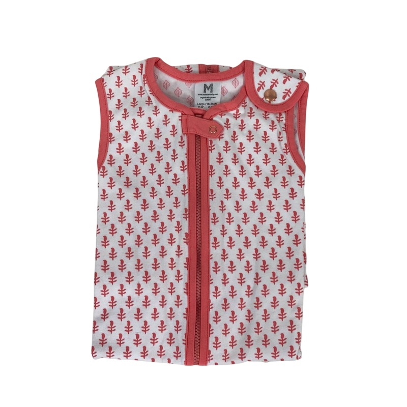 Malabar Baby Lightweight Wearable Baby Sleep Bag TOG 0.6, Large, Pink City