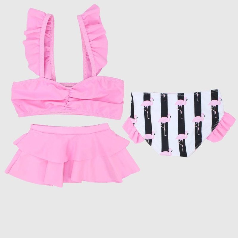 Pinkish One-Piece Swim Suit