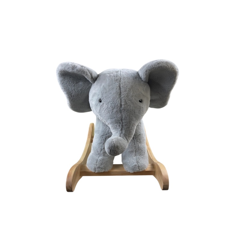 Pottery Barn Kids Plush Animal Rocker, Elephant