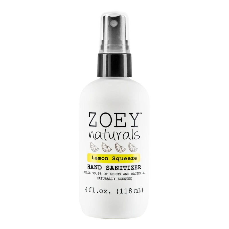 Zoey Naturals Hand Sanitizer – Lemon Squeeze
