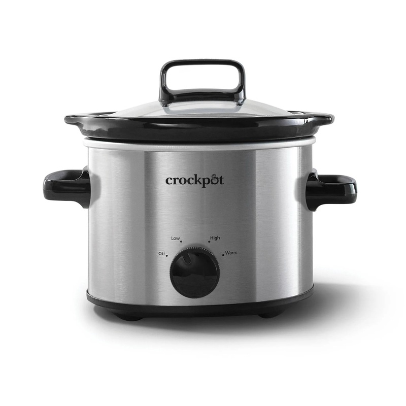 2qt Manual Slow Cooker – Stainless Steel
