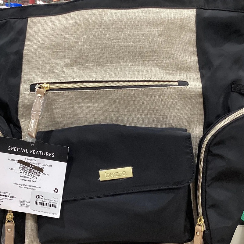 Baby Brezza Martine Convertible Diaper Bag – Linen