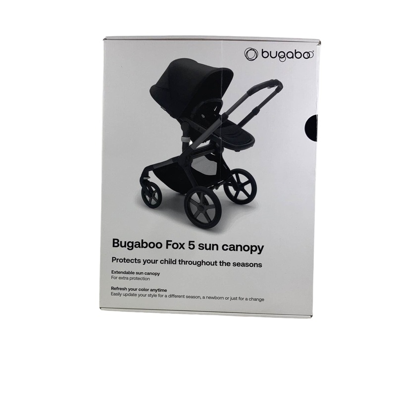 Bugaboo Fox 5 Sun Canopy, Midnight Black