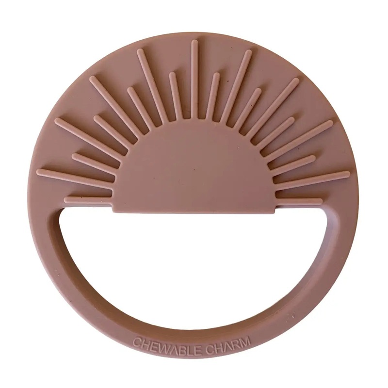 Chewable Charms Sun Silicone Teether