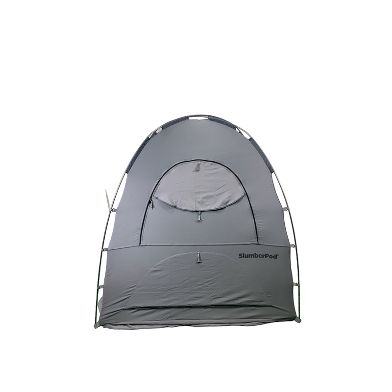SlumberPod 3.0 Sleep Canopy with Fan, Morning Mist Gray