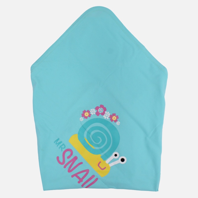 Cotton Baby Blanket  Snail Design