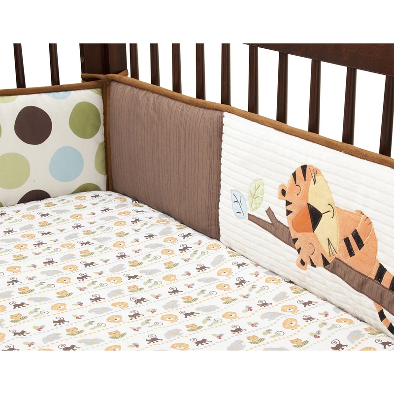 Lambs & Ivy Treetop Buddies Crib Bumper