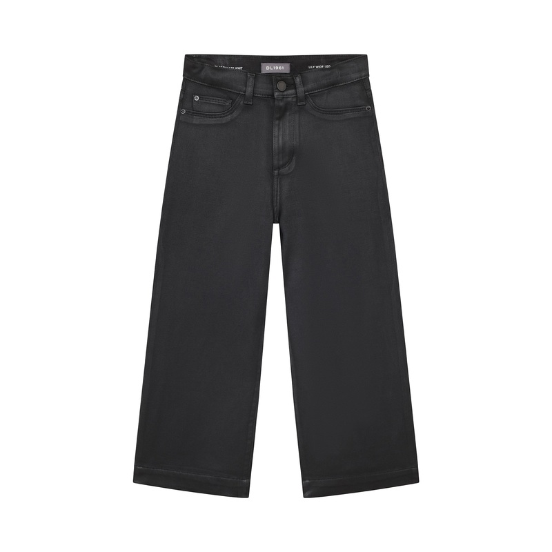 Lily Wide Leg – Black Coated